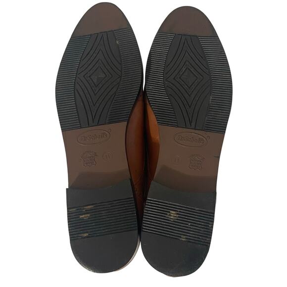 Dr Scholl’s Wingtip Oxford Ankle Bootie Genuine Leather Women's sz 11 Tan - Picture 8 of 15